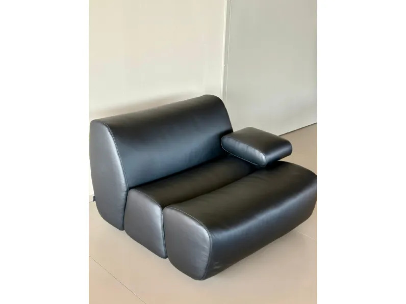 Poltrona in Pelle Ernest 3b salotti a prezzo scontato