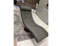 Poltrona in Ecopelle Chaise longue Stones in Offerta Outlet