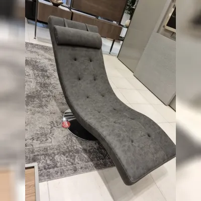 Poltrona in Ecopelle Chaise longue Stones in Offerta Outlet