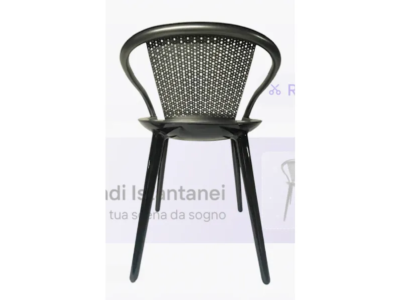 Poltrona in stile design Poltroncina cyborg daisy nero Magis in Offerta Outlet