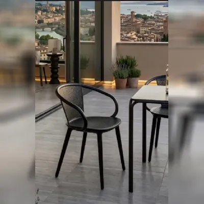 Poltrona in stile design Poltroncina cyborg daisy nero magis Magis in Offerta Outlet