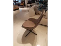 Poltrona Linear Ditre italia in Pelle SCONTATA