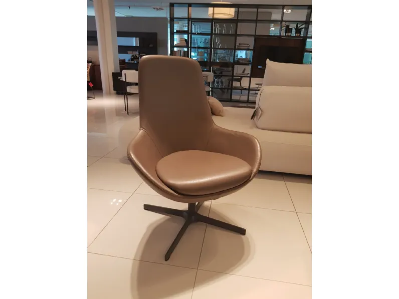 Poltrona Linear Ditre italia in Pelle SCONTATA