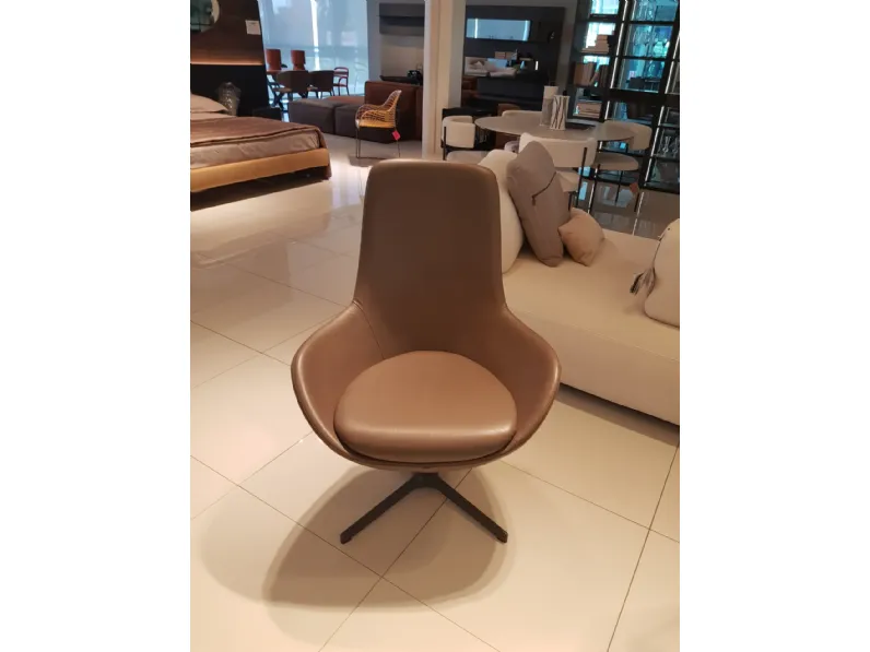 Poltrona Linear Ditre italia in Pelle SCONTATA