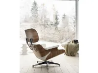 Poltrona con poggiapiedi Lounge chair & ottoman  a prezzo Outlet 