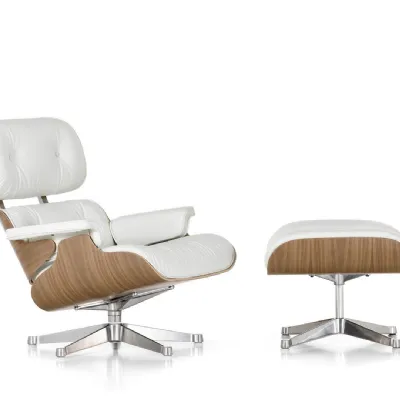 Poltrona con poggiapiedi Lounge chair & ottoman  a prezzo Outlet 