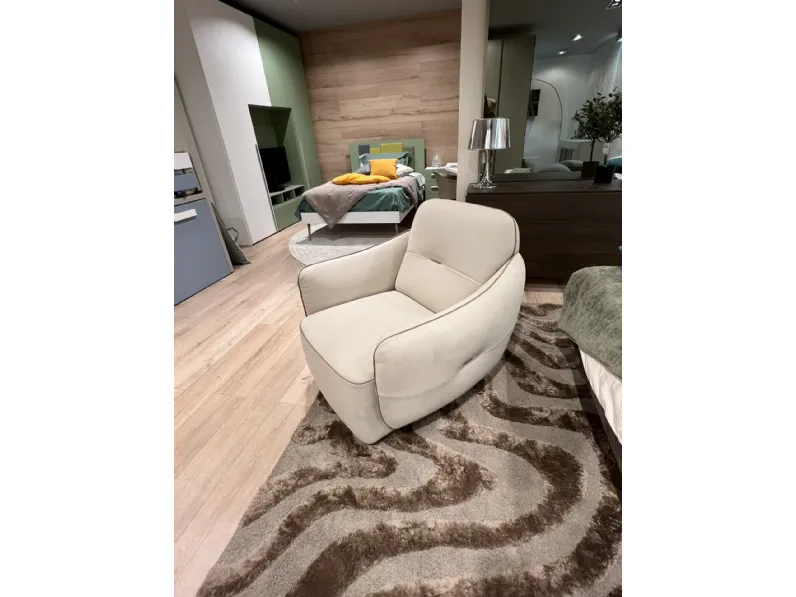 Poltrona in Pelle Lux Franco ferri in Offerta Outlet