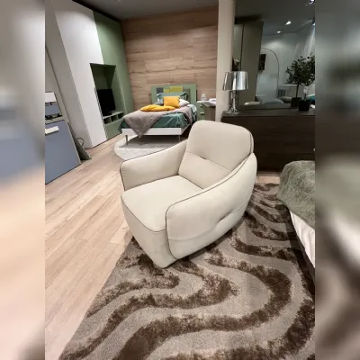 Poltrona in Pelle Lux Franco ferri in Offerta Outlet