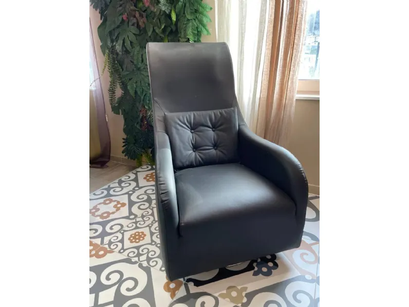 Poltrona in stile design Nolita - at111r Tonin casa in Offerta Outlet