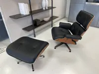 Poltrona modello Poltrona con pouf lounge chair eames  Alivar con forte sconto