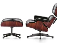 Poltrona modello Poltrona con pouf lounge chair eames  Alivar con forte sconto
