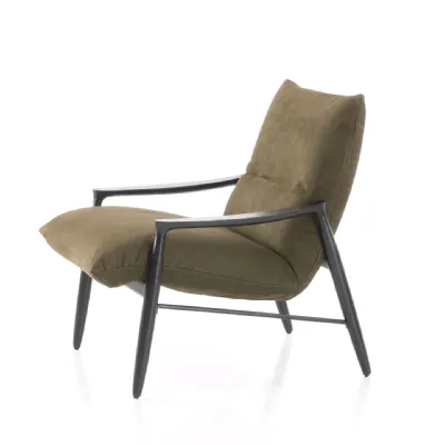 Poltrona in Pelle Sintra outlet Diotti.com in Offerta Outlet