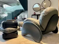 Poltrona in stile design Squash Poltrona frau in Offerta Outlet