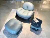 Poltrona in stile design Squash Poltrona frau in Offerta Outlet