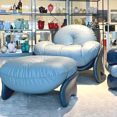 Poltrona in stile design Squash Poltrona frau in Offerta Outlet