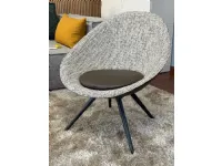 Poltrona in Pelle Trist Artigianale in Offerta Outlet