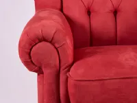 Poltrona Berger Artigianale in Microfibra SCONTATA