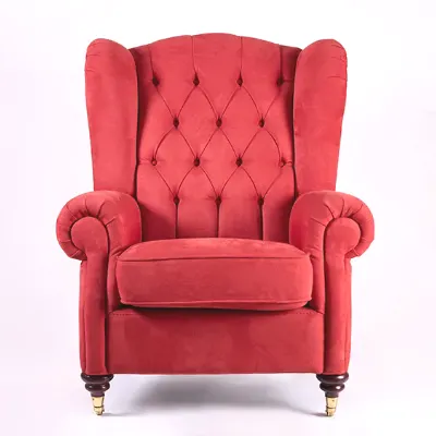 Poltrona Berger Artigianale in Microfibra SCONTATA