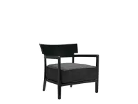 Poltrona in stile design Cara nera  Kartell in Offerta Outlet