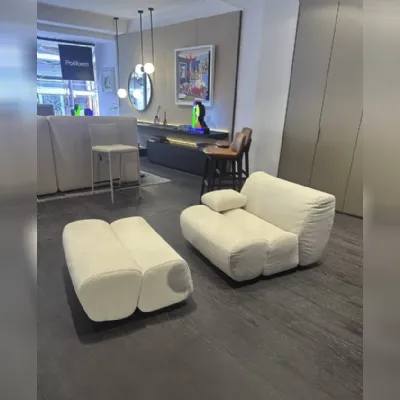 Poltrona in Tessuto Ernest Poliform a prezzo scontato