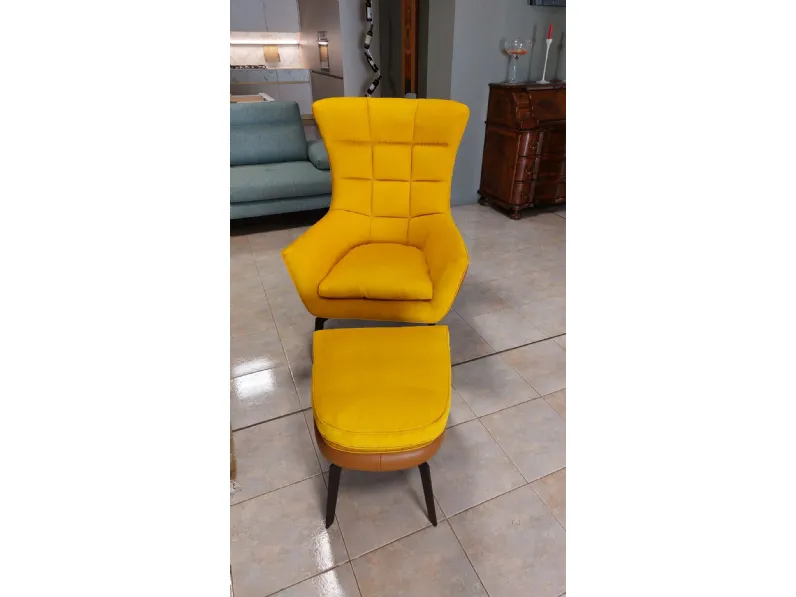 Poltrona in Pelle Jacob Calia a prezzo Outlet