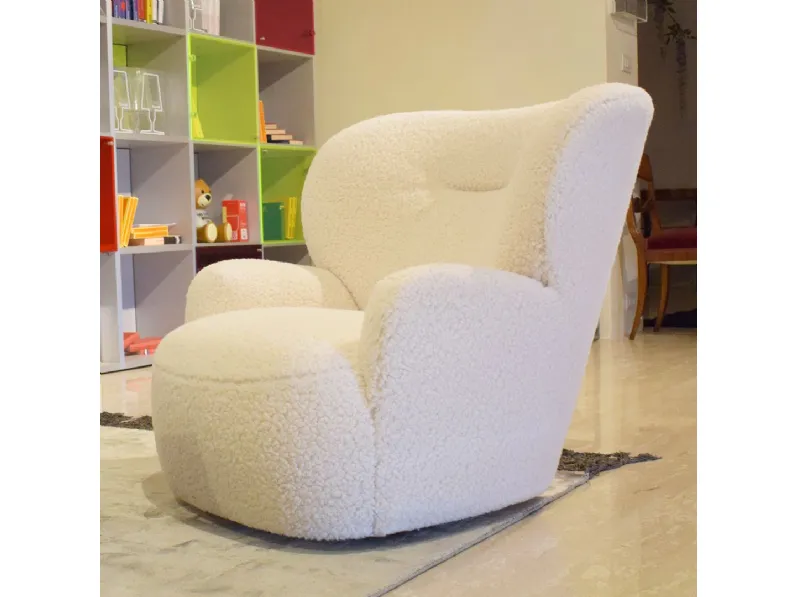 Poltrona in stile design Loll- poltrona Gervasoni in Offerta Outlet