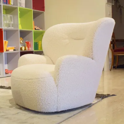 Poltrona in stile design Loll- poltrona Gervasoni in Offerta Outlet