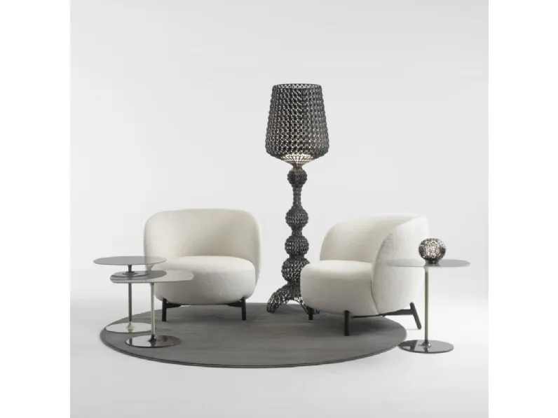 Poltrona con seduta fissa Lunam Kartell a prezzo Outlet 