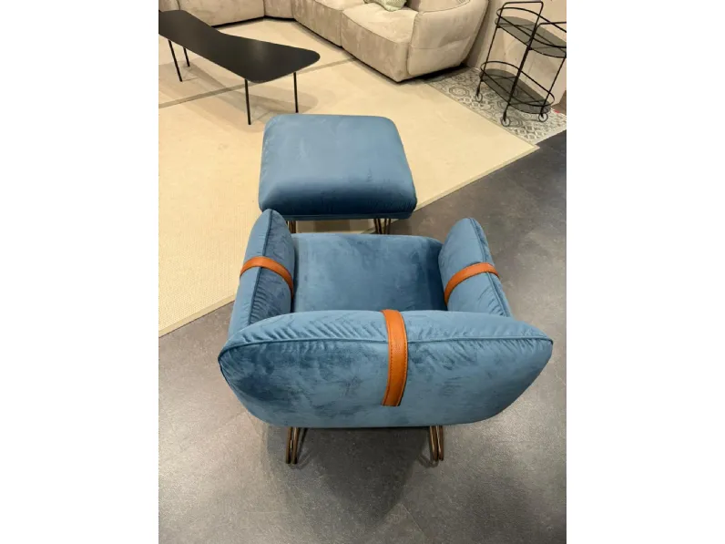 Poltrona in stile design Molly Franco ferri in Offerta Outlet