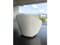 Poltrona in Tessuto Naan Pianca in Offerta Outlet