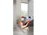 Poltrona in stile design Poltrona patchwork  Munari in Offerta Outlet