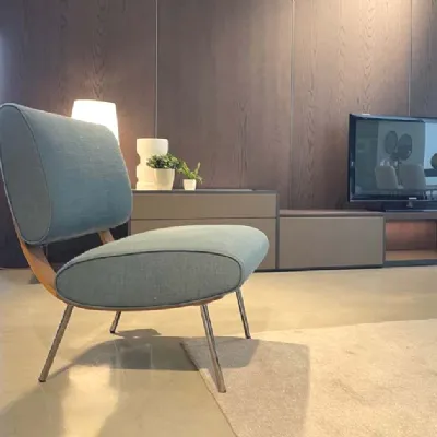 Poltrona in Tessuto Round d 154 5 Molteni & c in Offerta Outlet