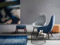 Poltrona in Tessuto Betty Samoa in Offerta Outlet