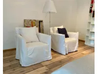 Poltrona Coppia poltroncine ghost Gervasoni in Tessuto SCONTATA