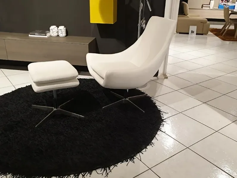 Poltrona in Ecopelle Jeff La casa moderna a prezzo Outlet