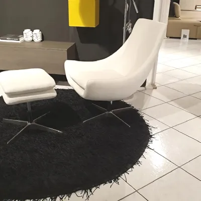 Poltrona in Ecopelle Jeff La casa moderna a prezzo Outlet