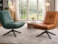 Poltrona in Ecopelle Luca Collezione esclusiva a prezzo Outlet