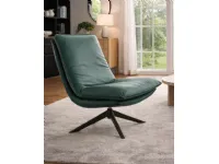 Poltrona in Ecopelle Luca Collezione esclusiva a prezzo Outlet