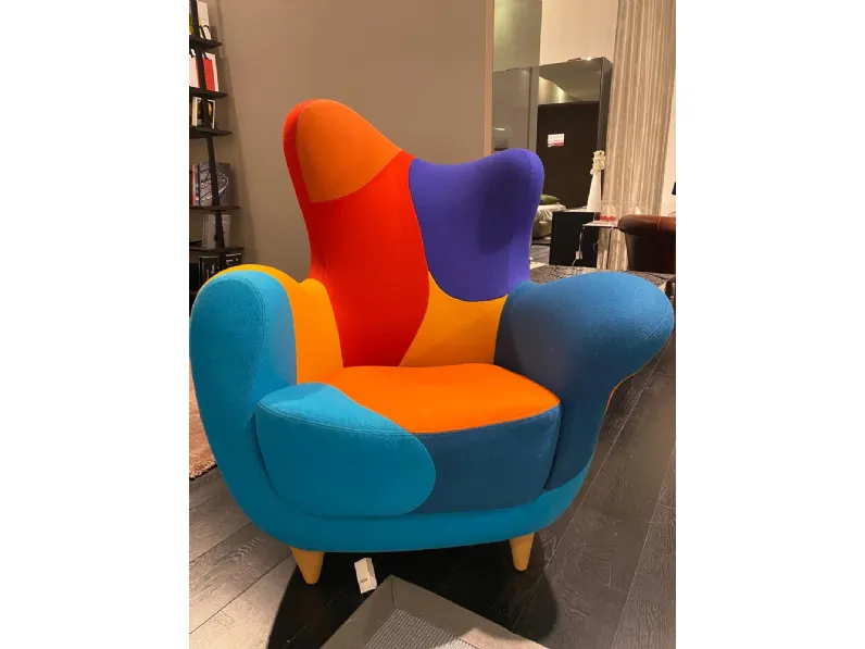 Poltrona Los muebles Moroso in Tessuto SCONTATA