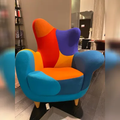 Poltrona Los muebles Moroso in Tessuto SCONTATA