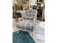 Poltrona in stile shabby shic British Cm minimax in Offerta Outlet