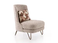Poltrona in Tessuto Beatrix outlet Diotti.com a prezzo scontato