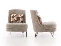 Poltrona in Tessuto Beatrix outlet Diotti.com a prezzo scontato