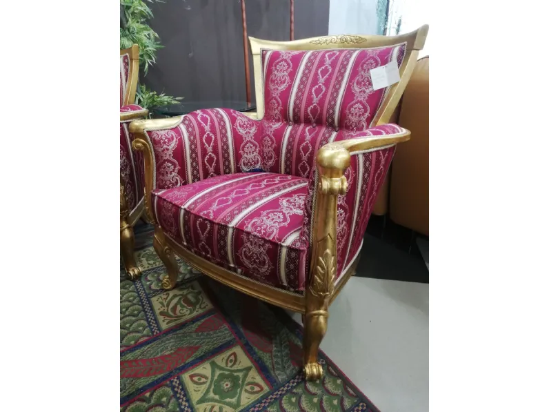Poltrona in stile classico Boemia Volpi in Offerta Outlet