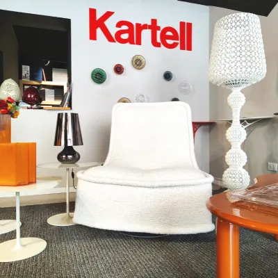 Poltrona in Tessuto Bonheur du jour Kartell in Offerta Outlet