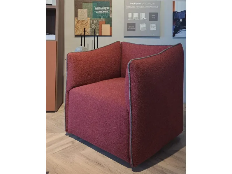 Poltrona in stile design Kubik Le comfort in Offerta Outlet