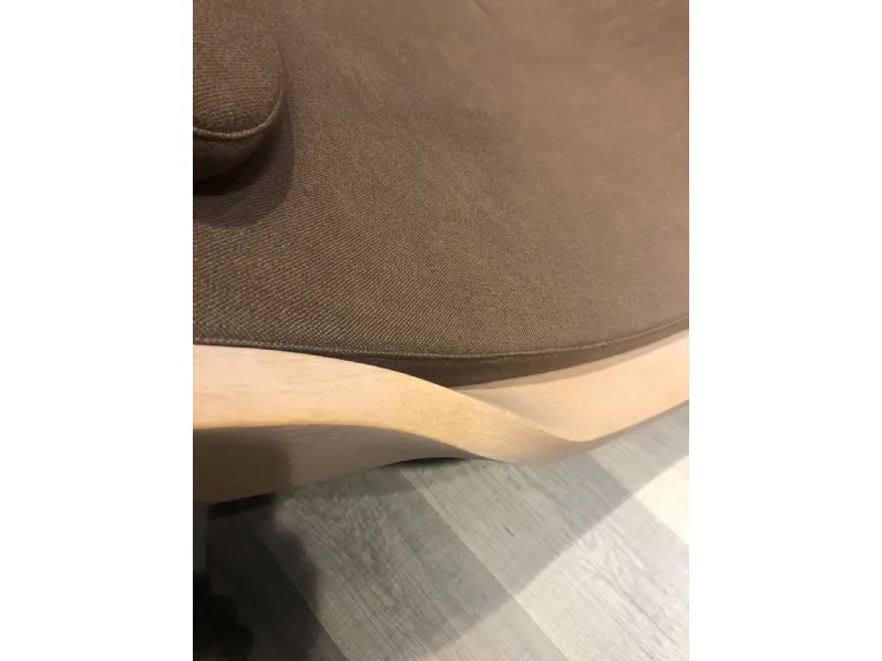 Poltrona in Tessuto Linfa chaise longue  modello boomerang Artigianale a prezzo scontato
