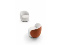 Poltrona in stile design Moby Artigianale in Offerta Outlet