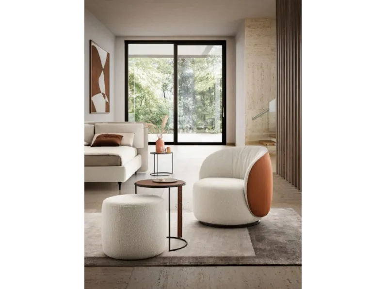 Poltrona in stile design Moby Artigianale in Offerta Outlet