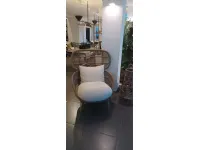 Poltrona in Tessuto Panam poltrona bergere Talenti in Offerta Outlet
